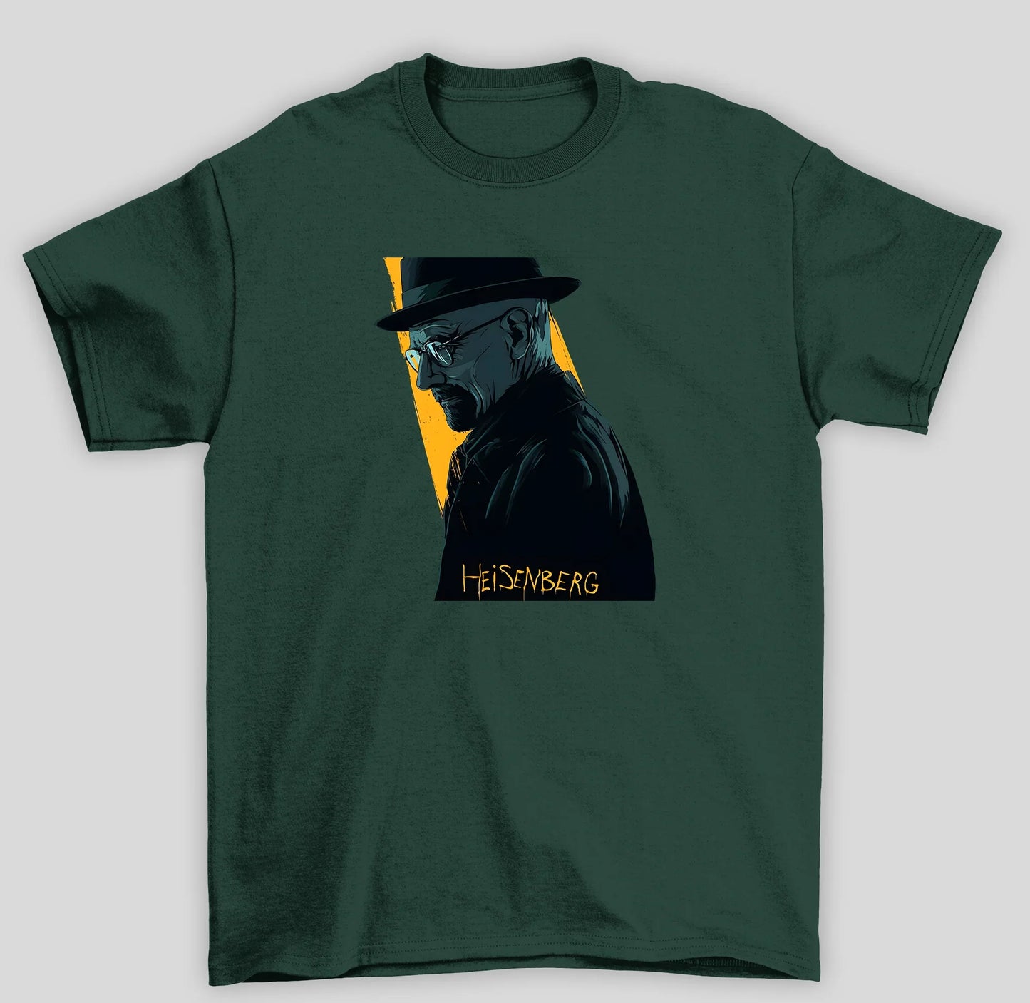 Camiseta Básica Unissex Breaking Bad Heisenberg- verde