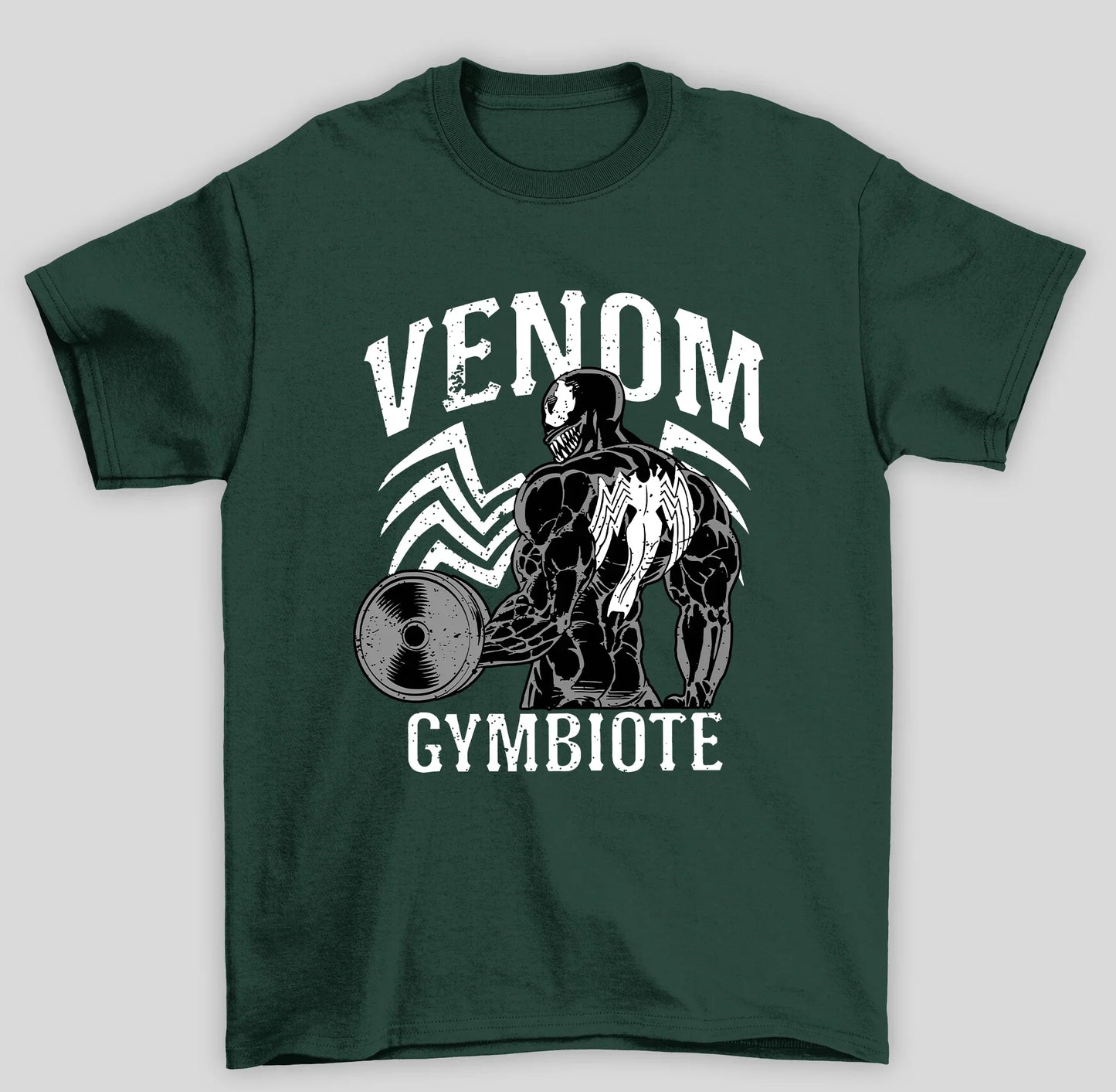 Camiseta Básica Unissex Venom Gymbiote- VERDE