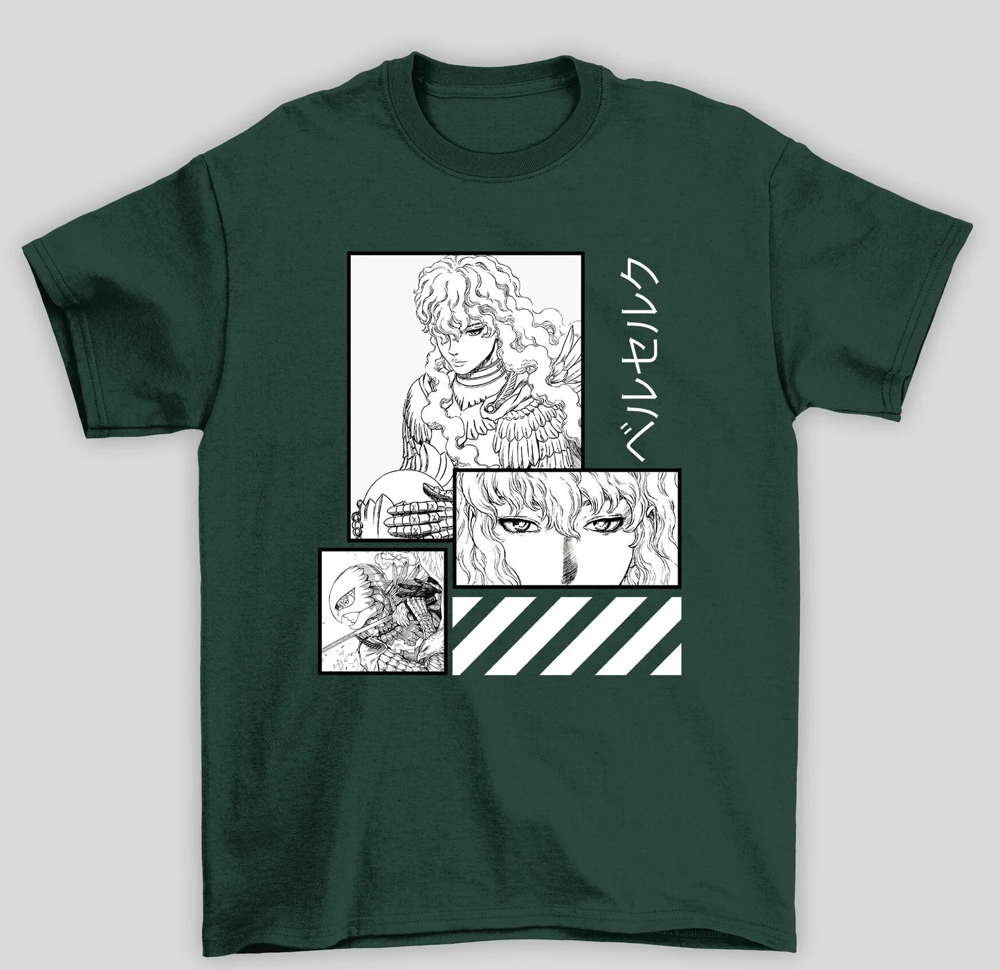 Camiseta Básica Unissex Berserk Anime Mangá Griffth