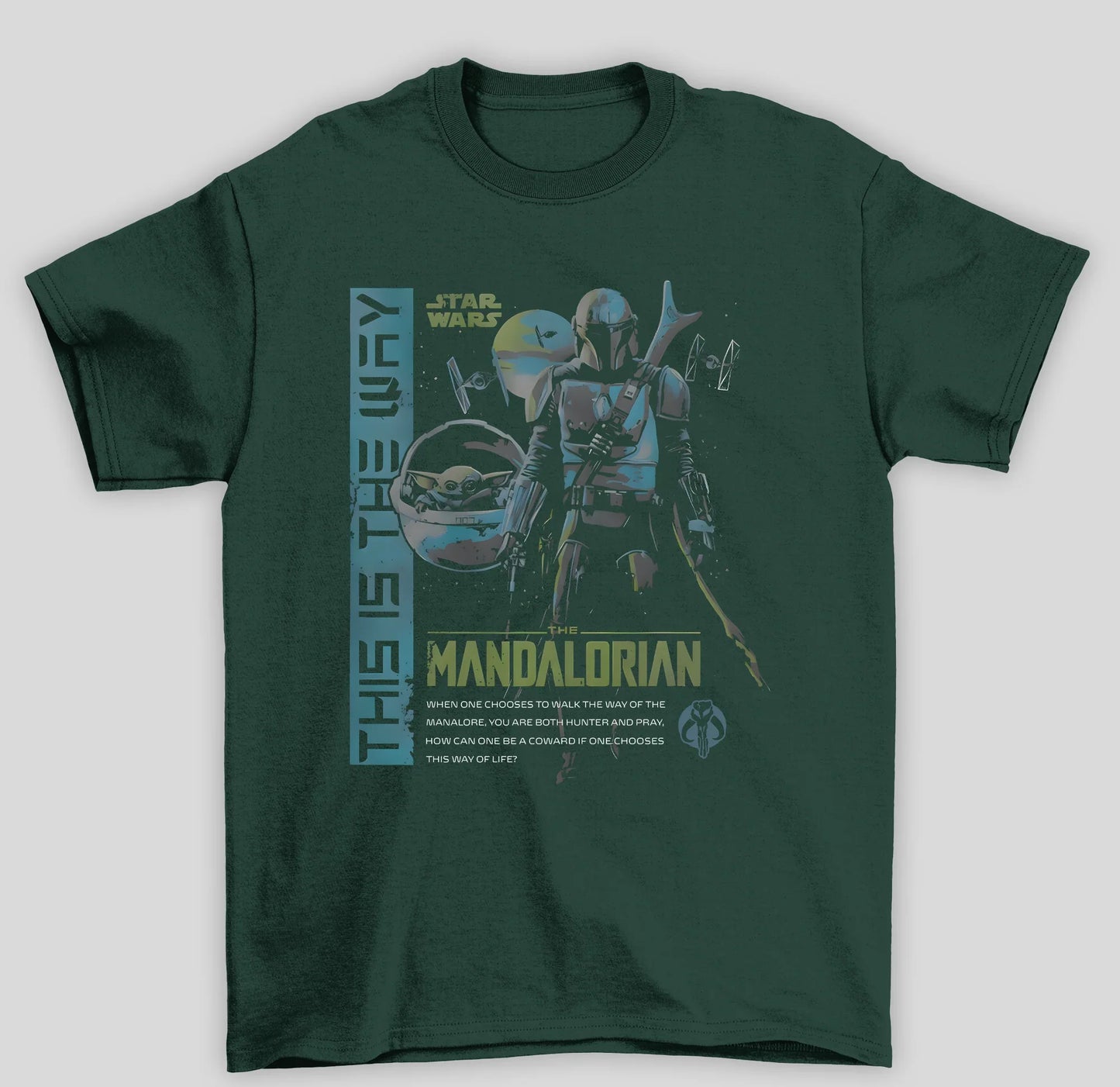 Camiseta Básica Unissex The Mandalorian His The Way