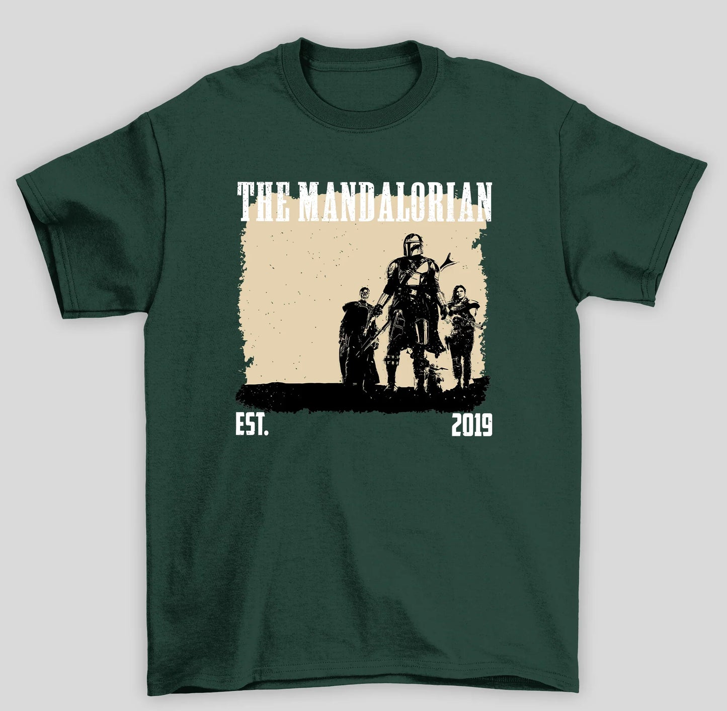 Camiseta Básica Unissex The Mandalorian Squad