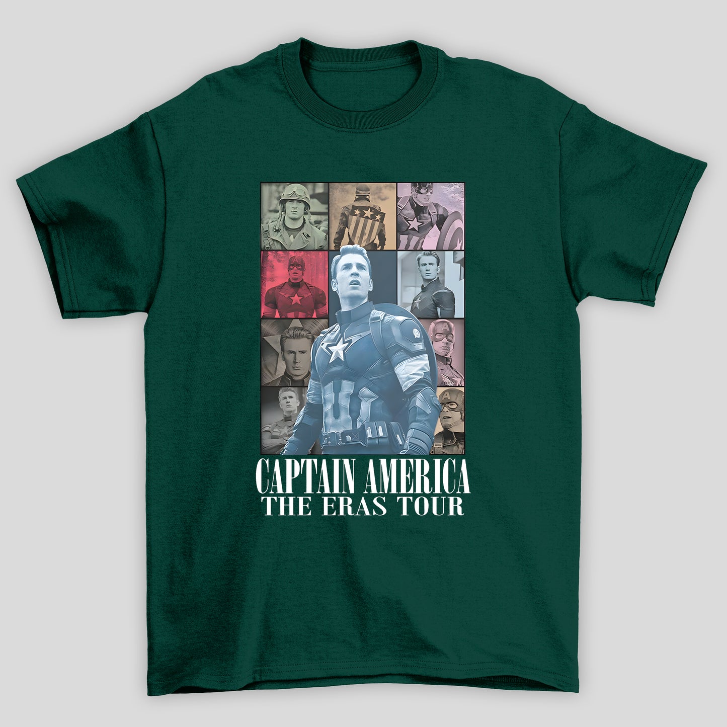 Camiseta Básica Unissex Capitão América The Eras Tour