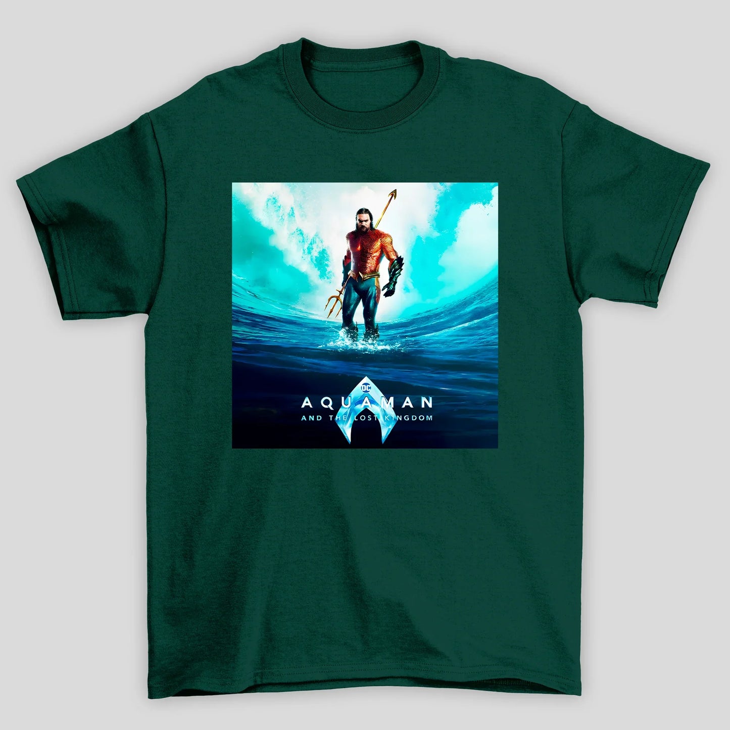 Camiseta Básica Unissex Aquaman Poster
