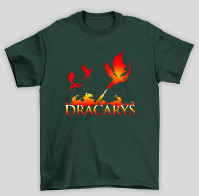 Camiseta Básica Unissex Dracarys Dragoes Game Of Thrones
