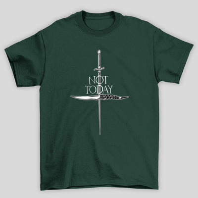 Camiseta Básica Unissex Not Today Espada Game Of Thrones