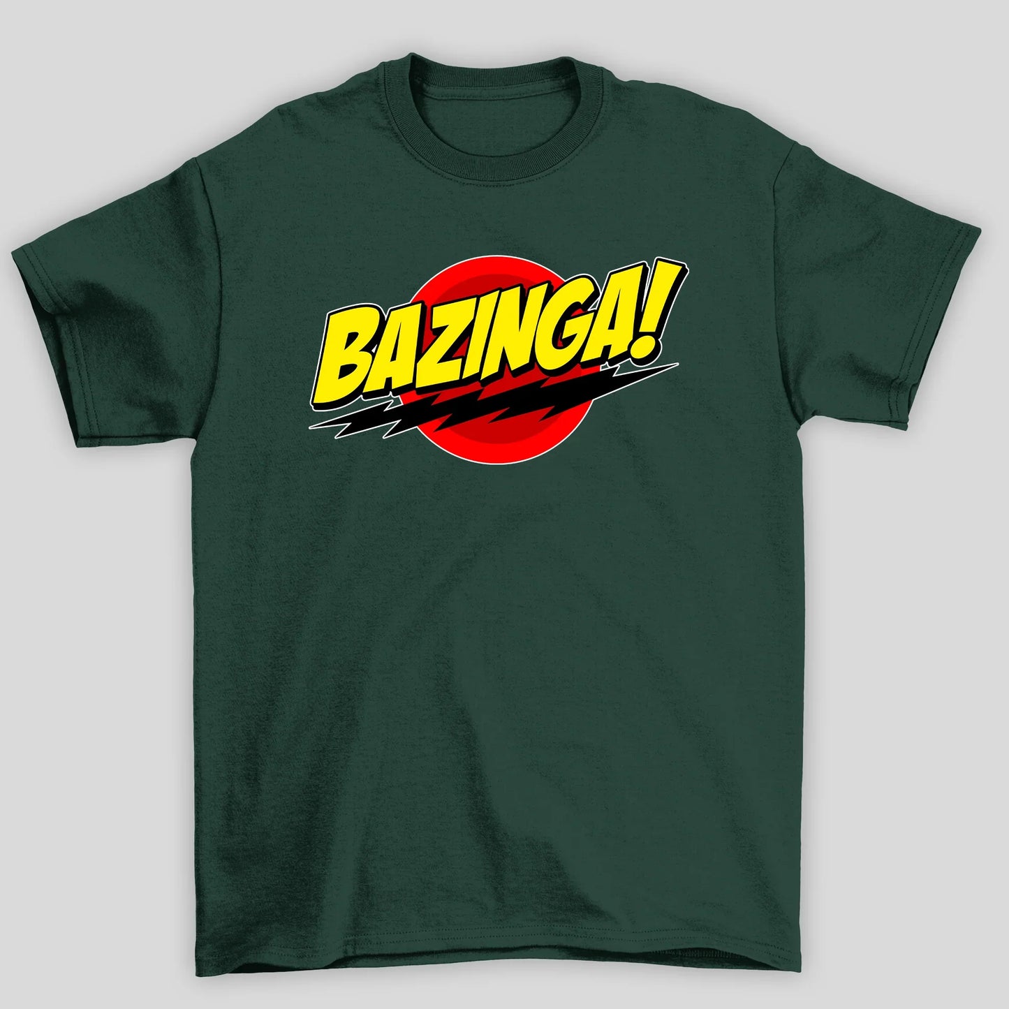 Camiseta Básica Unissex Bazinga Raio The Big Bang Theory