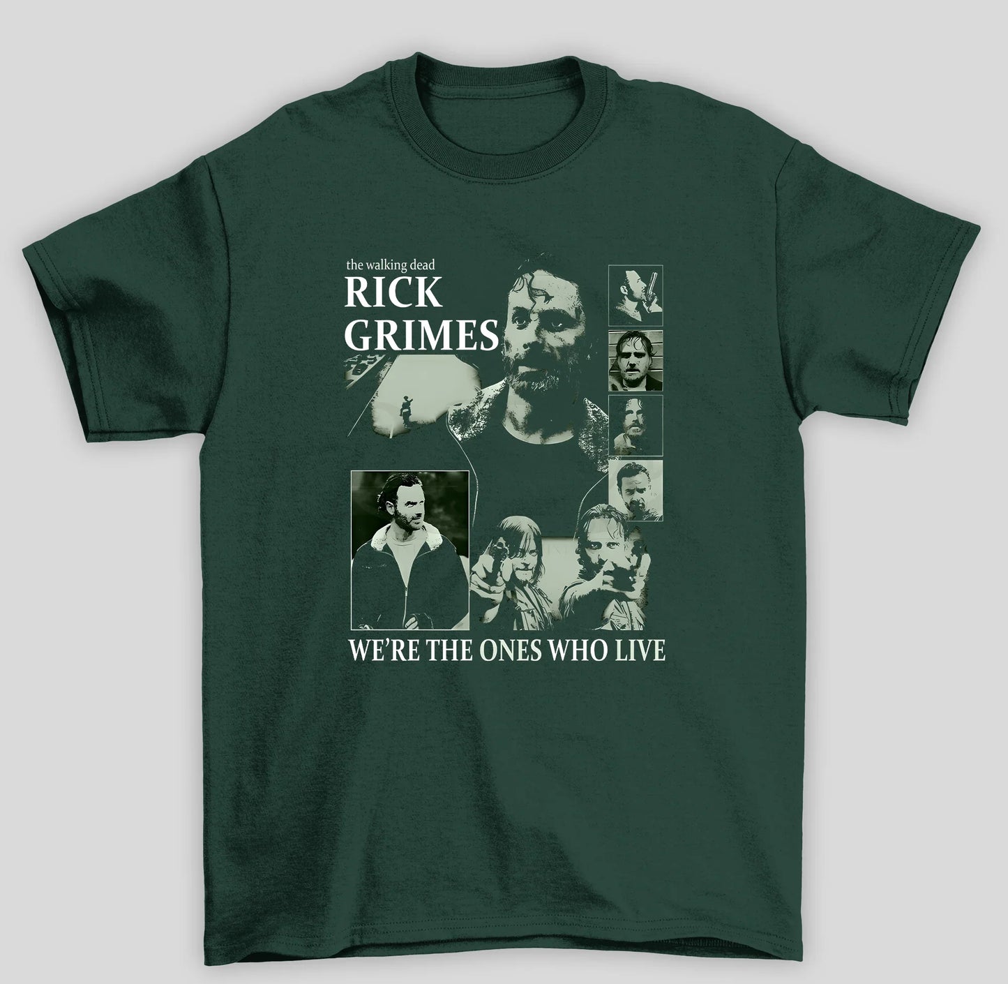 Camiseta Básica Unissex The Walking Dead Rick Grimes