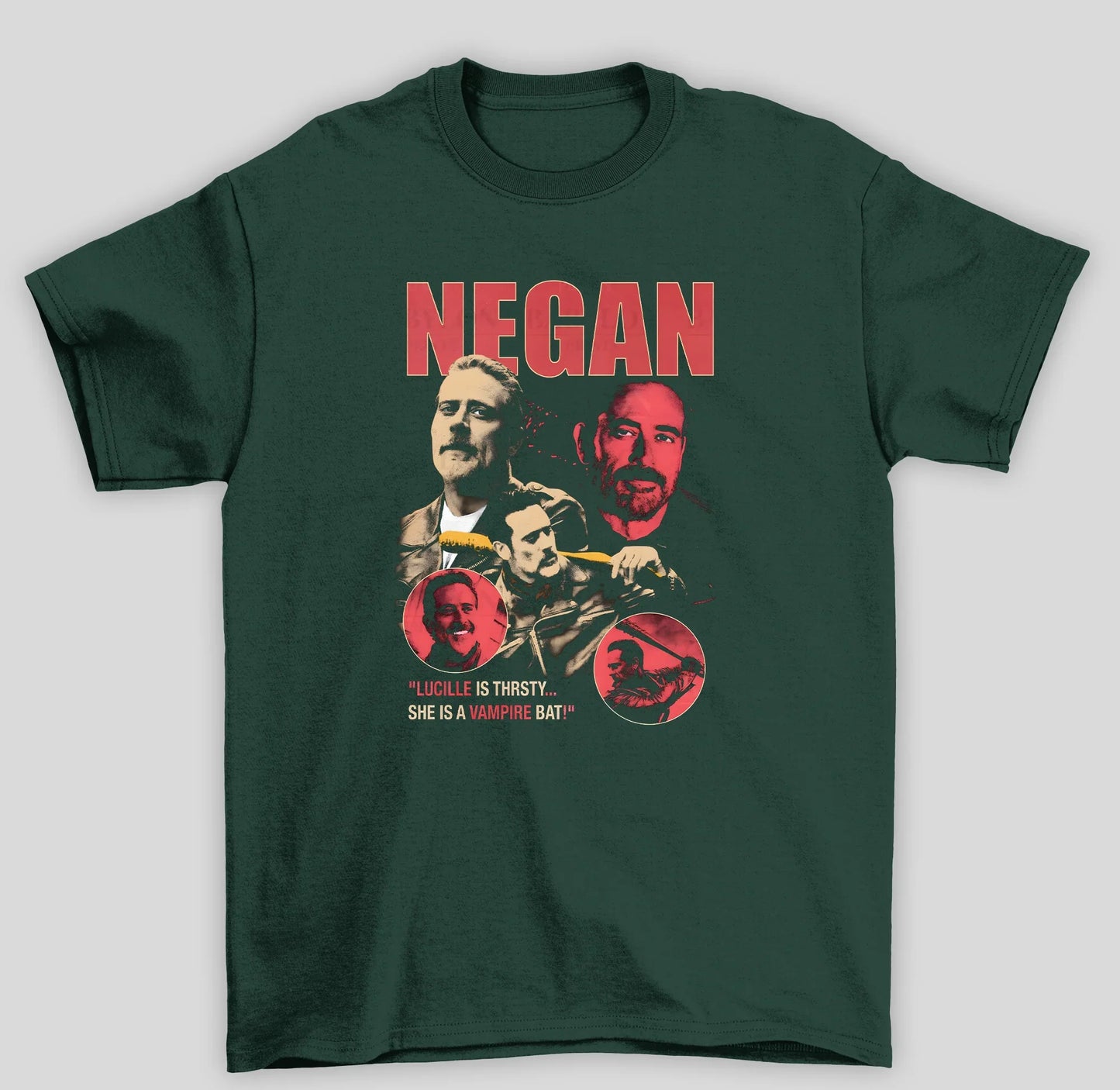 Camiseta Básica Unissex The Walking Dead Negan