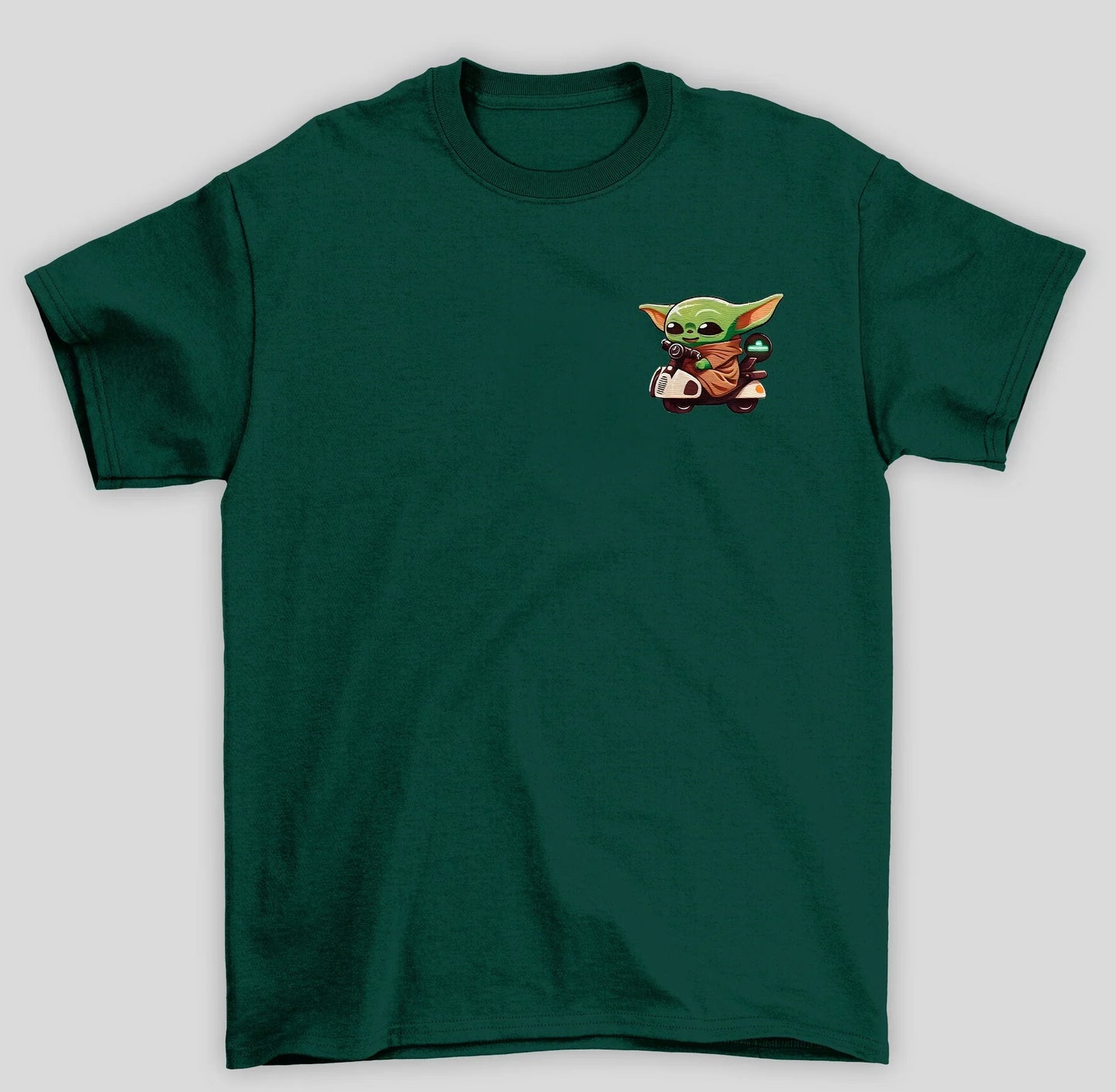 Camiseta Básica Unissex The Mandalorian Baby Yoda Cute Motinha
