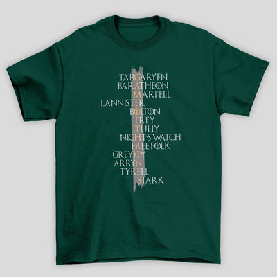 Camiseta Básica Unissex Texto Game Of Thrones