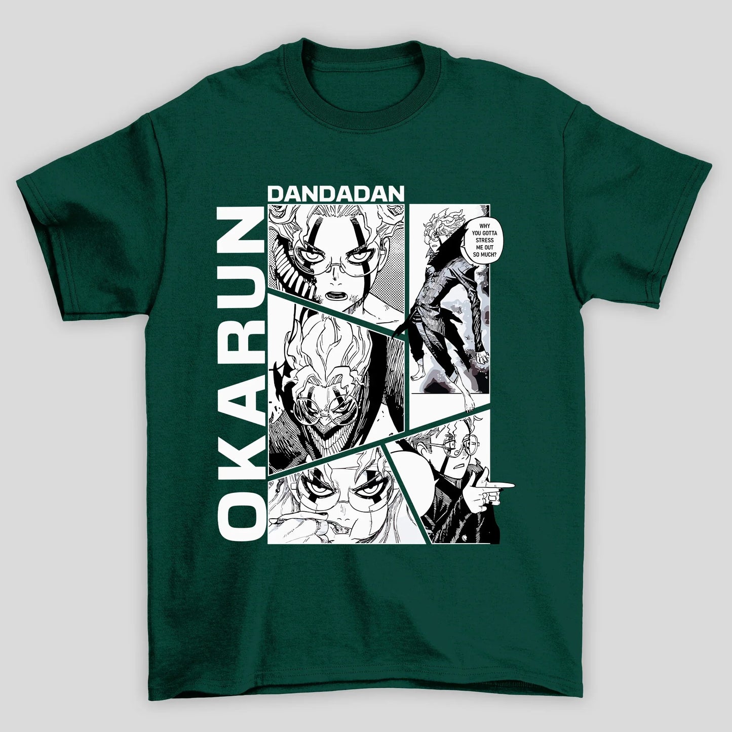 Camiseta Básica Unissex Dandadan Manga