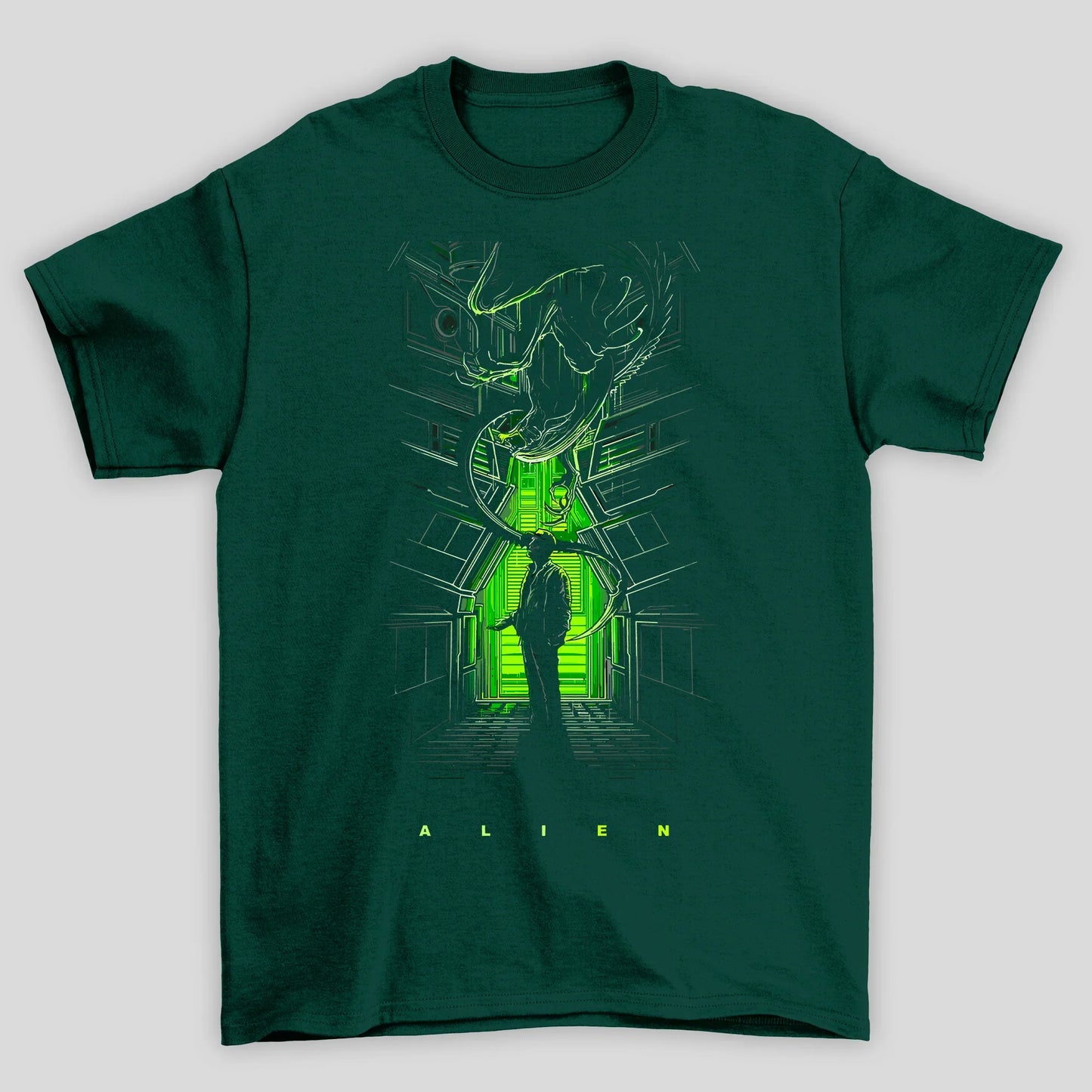 Camiseta Básica Unissex Alien Geladeira Xenomorph