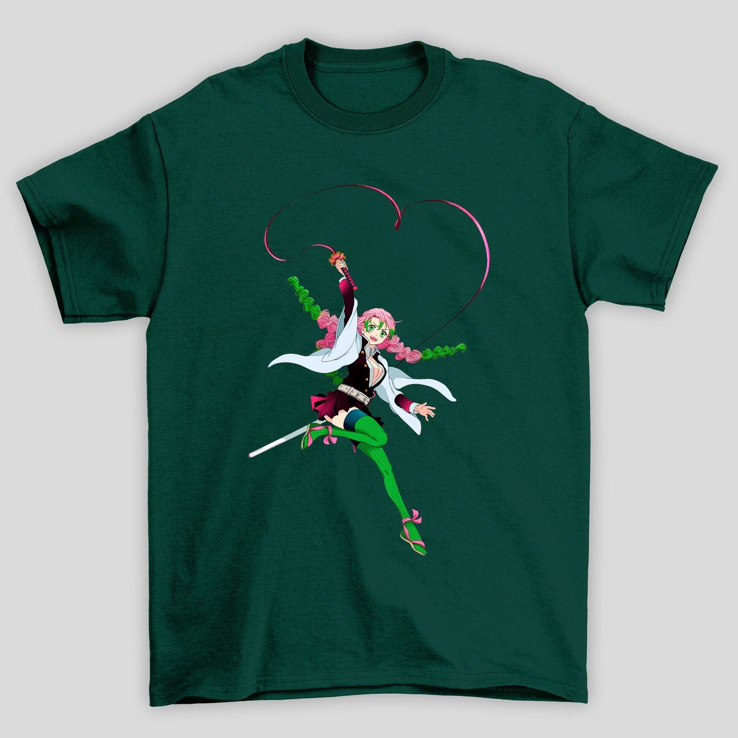 Camiseta Básica Unissex Mitsuri Demon Slayer