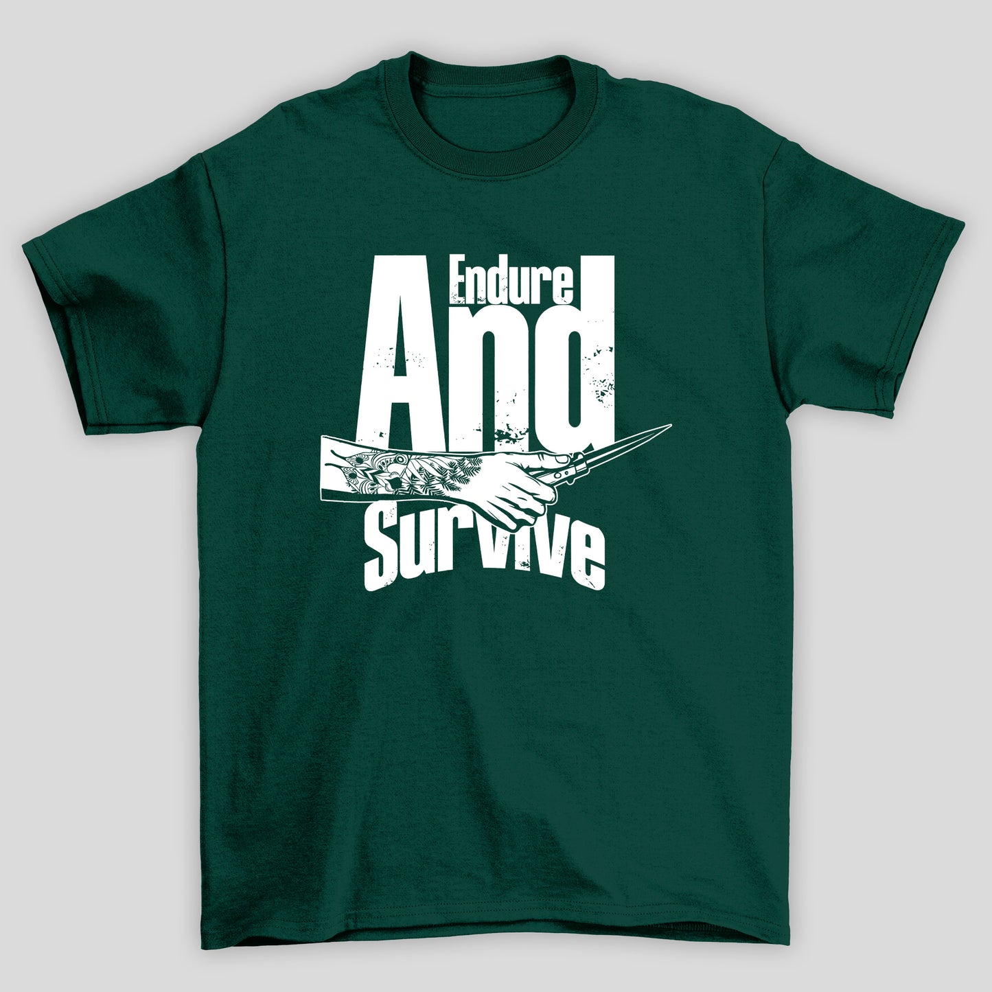 Camiseta Básica Unissex The Last Of Us Endure And Survive