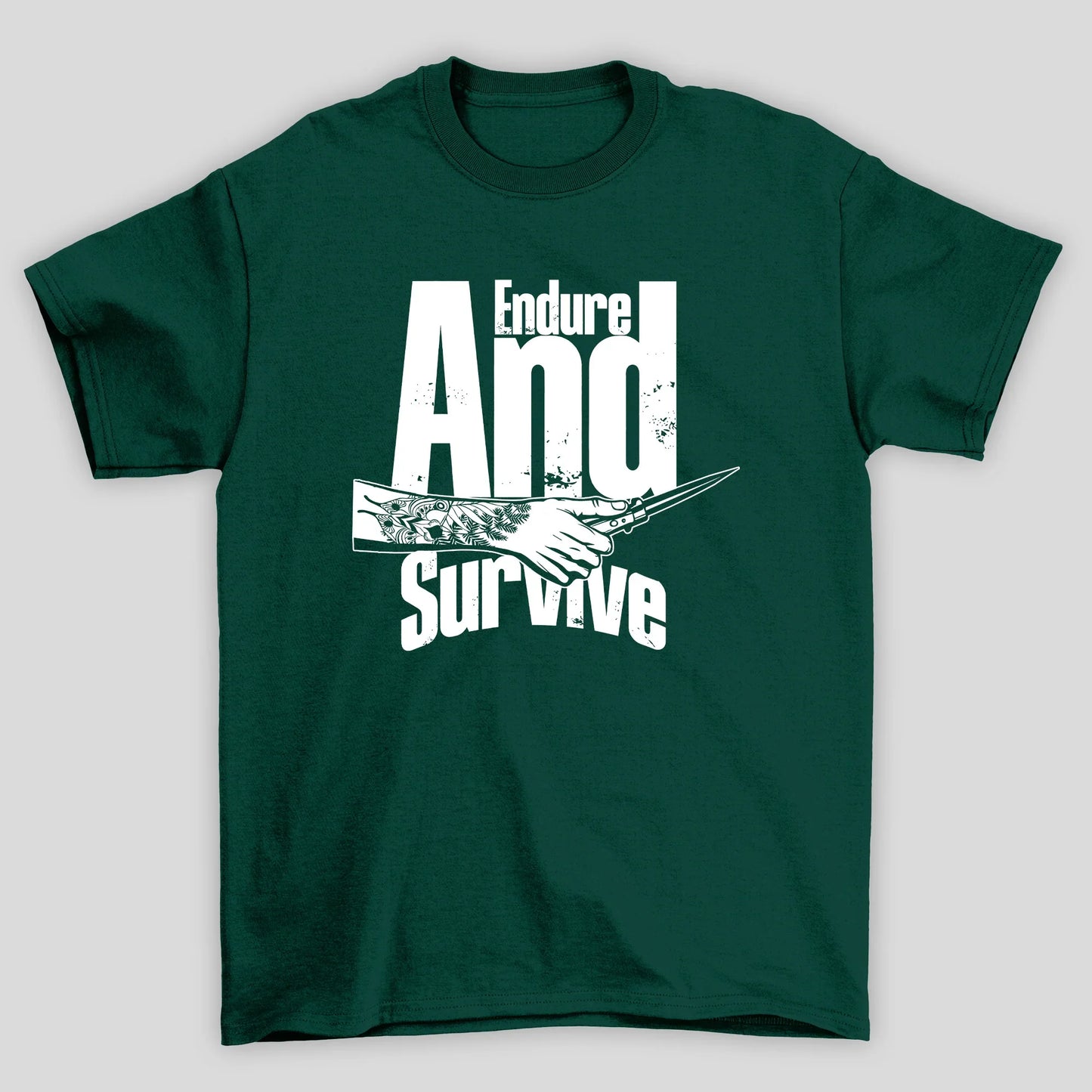 Camiseta Básica Unissex The Last Of Us Endure And Survive