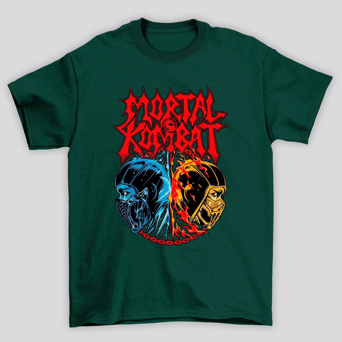 Camiseta Básica Unissex Mortal Kombat Ninjas Subzero