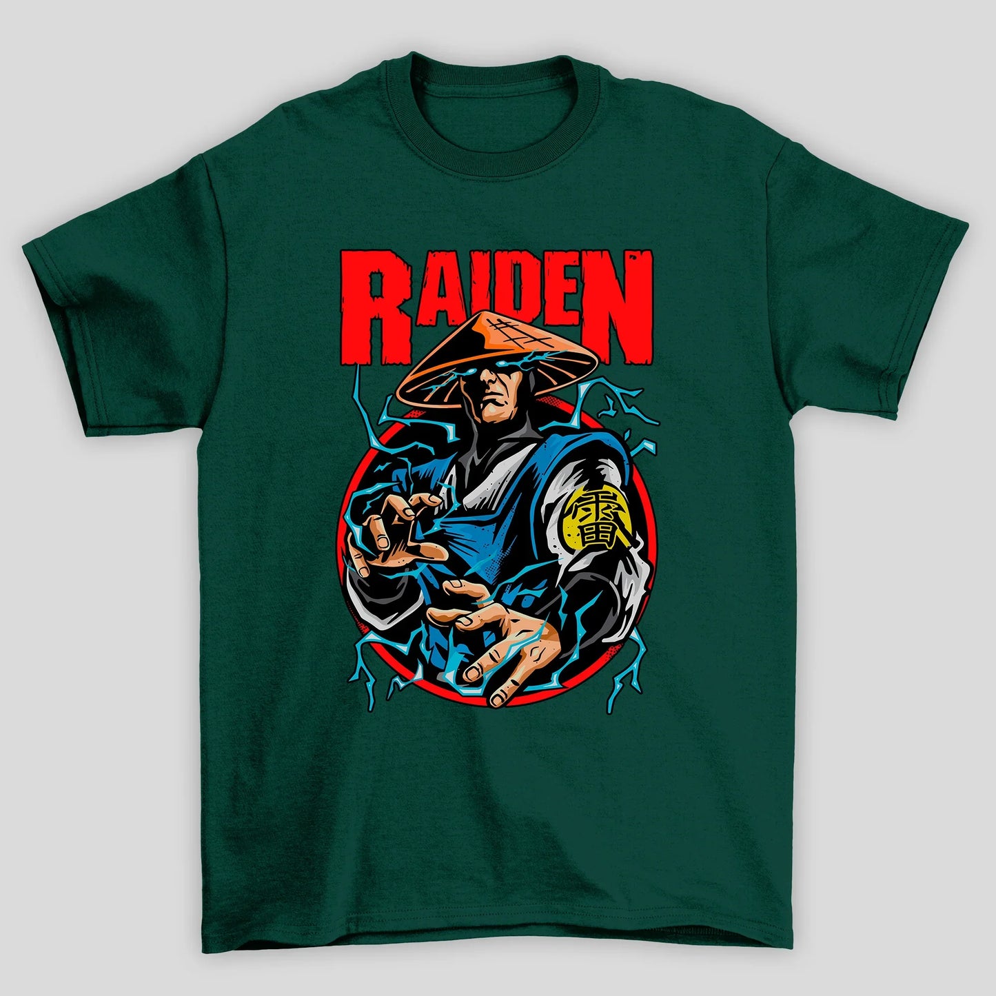 Camiseta Básica Unissex Mortal Kombat Raiden