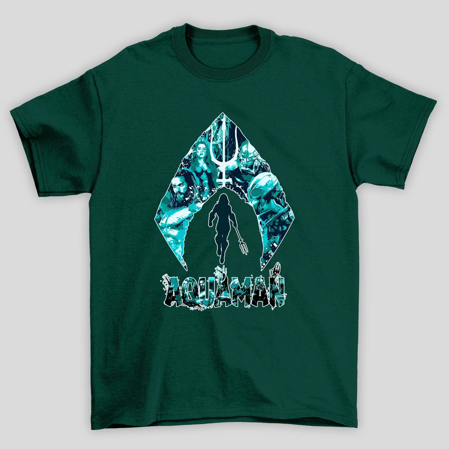 Camiseta Básica Unissex Poster Aquaman