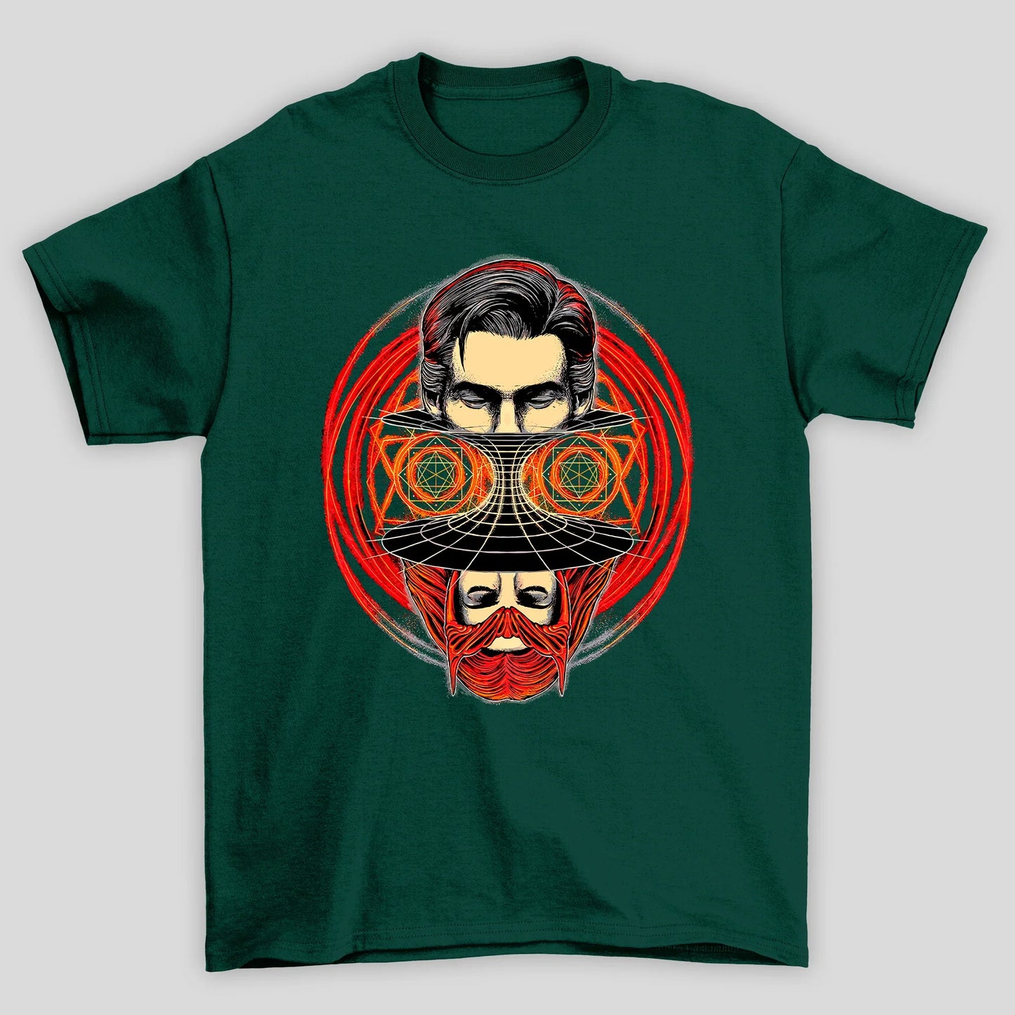 Camiseta Básica Unissex Dr Strange e Feitiçeira Escarlate