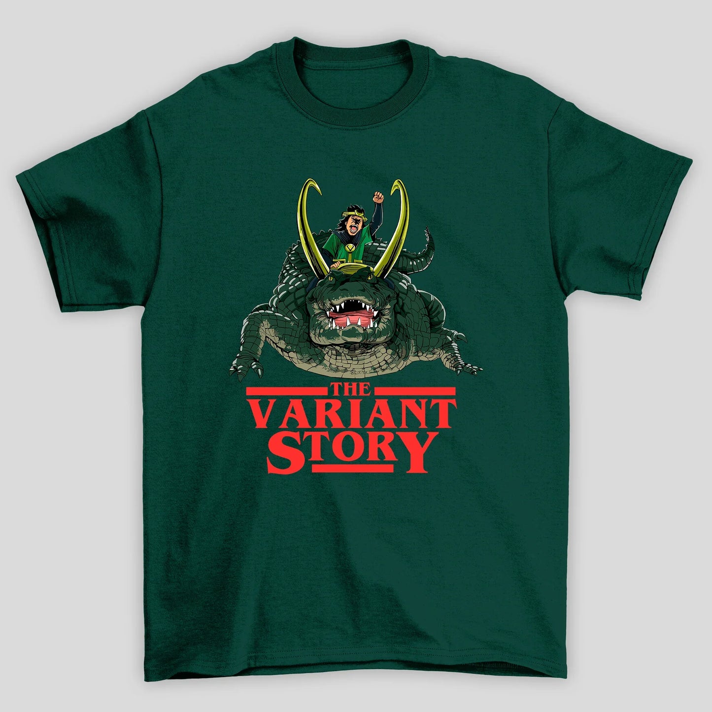 Camiseta Básica Unissex Variant Story Loki Crocodilo
