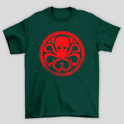 Camiseta Básica Unissex Logo Hydra Capitao America