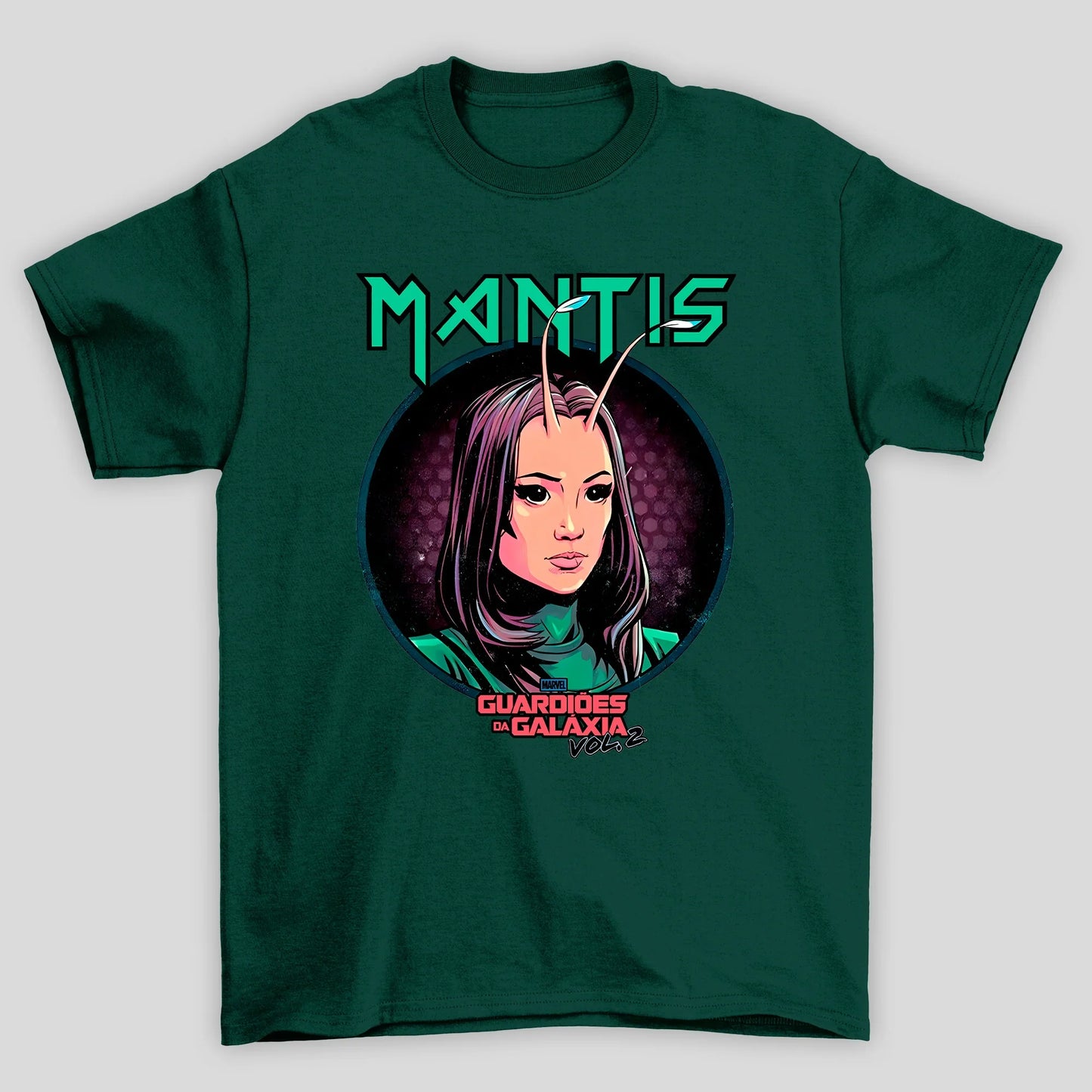 Camiseta Básica Unissex Mantis Rosto Guardioes Da Galaxia
