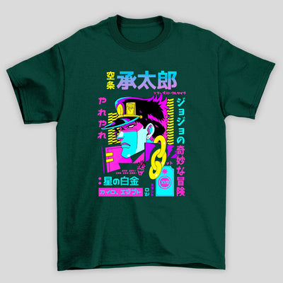 Camiseta Básica Unissex Jojo Bizarre Anime