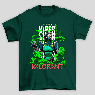 Camiseta Básica Unissex Viper Controller Valorant