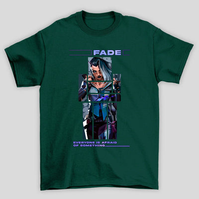 Camiseta Básica Unissex Fade Quadrados Valorant