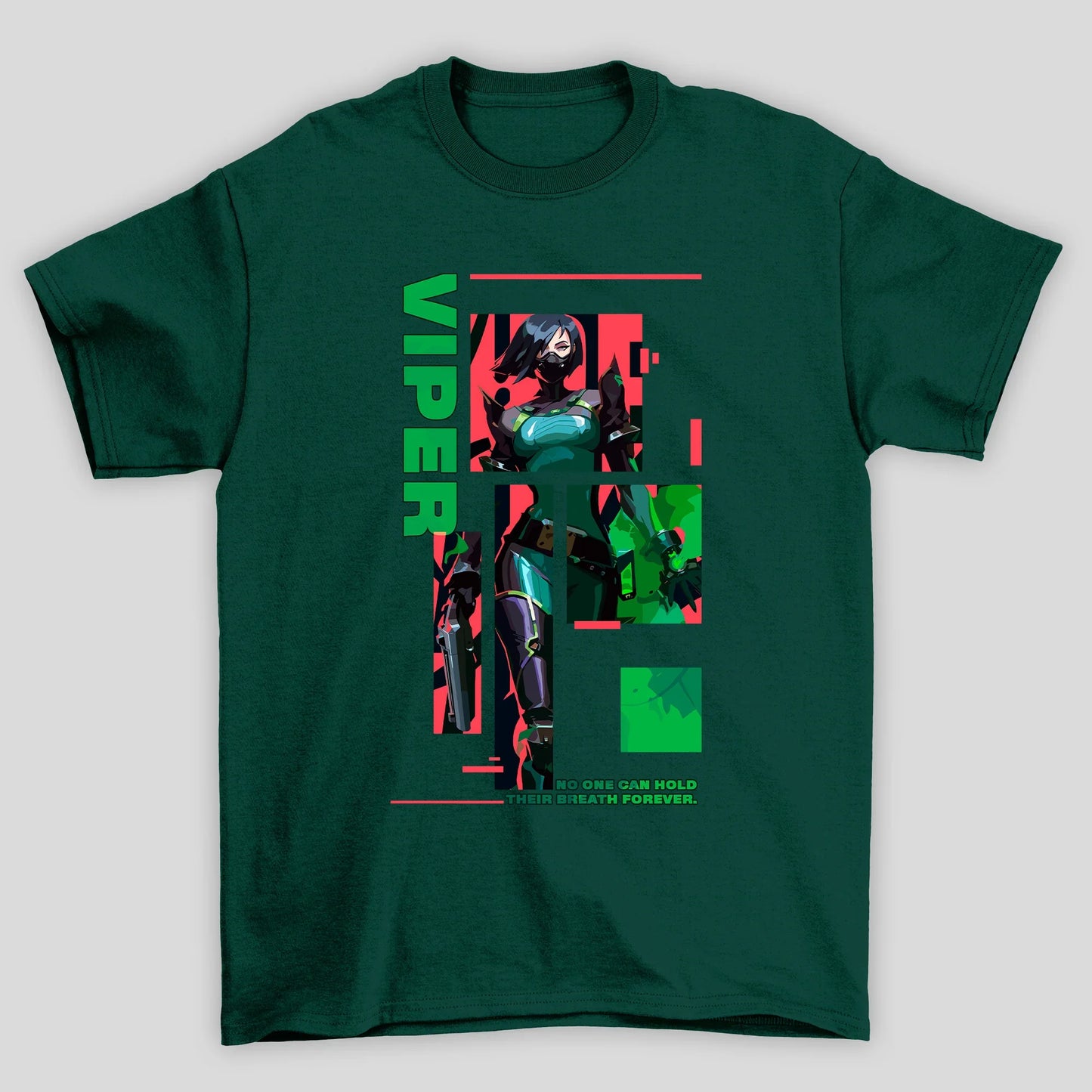 Camiseta Básica Unissex Viper Quadrados Valorant