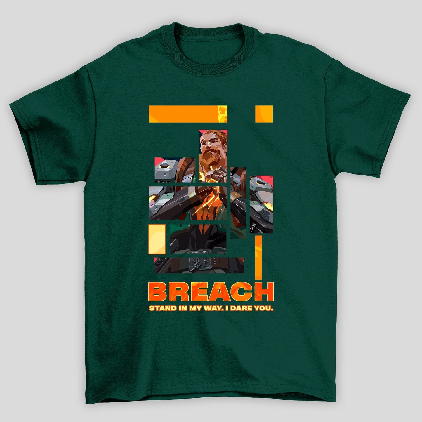 Camiseta Básica Unissex Breach Quadrados Valorant