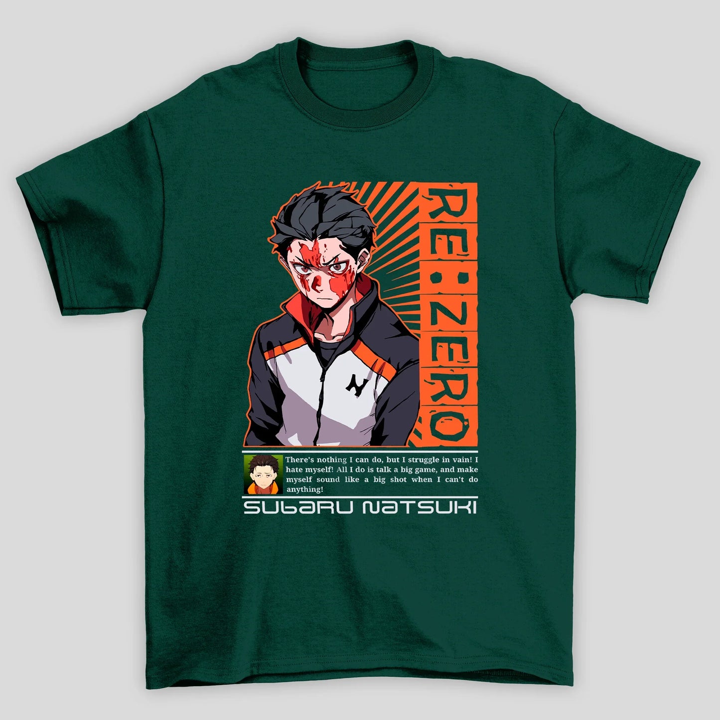Camiseta Básica Unissex Subaru Re Zero