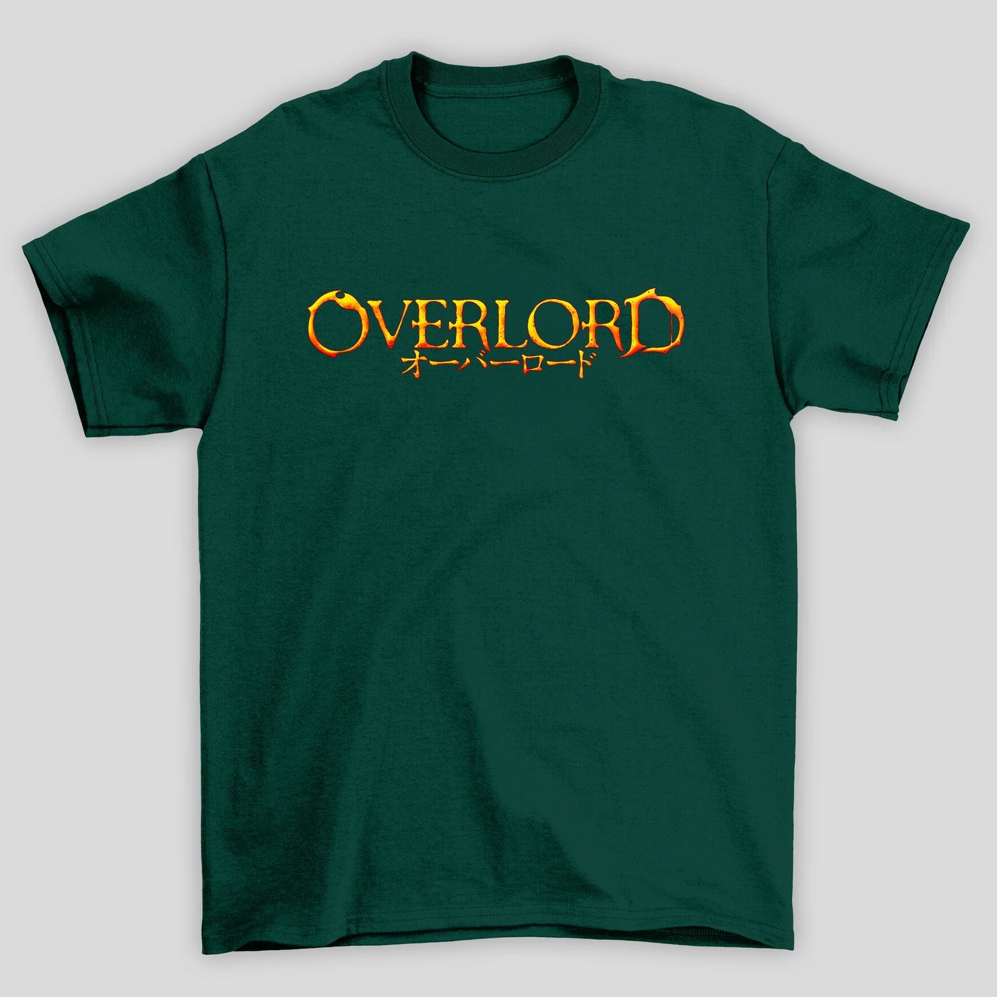 Camiseta Básica Unissex Overlord Logo Dourado