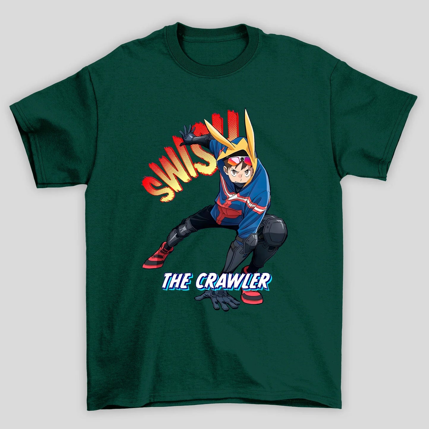 Camiseta Básica Unissex The Crawler Boku No Hero