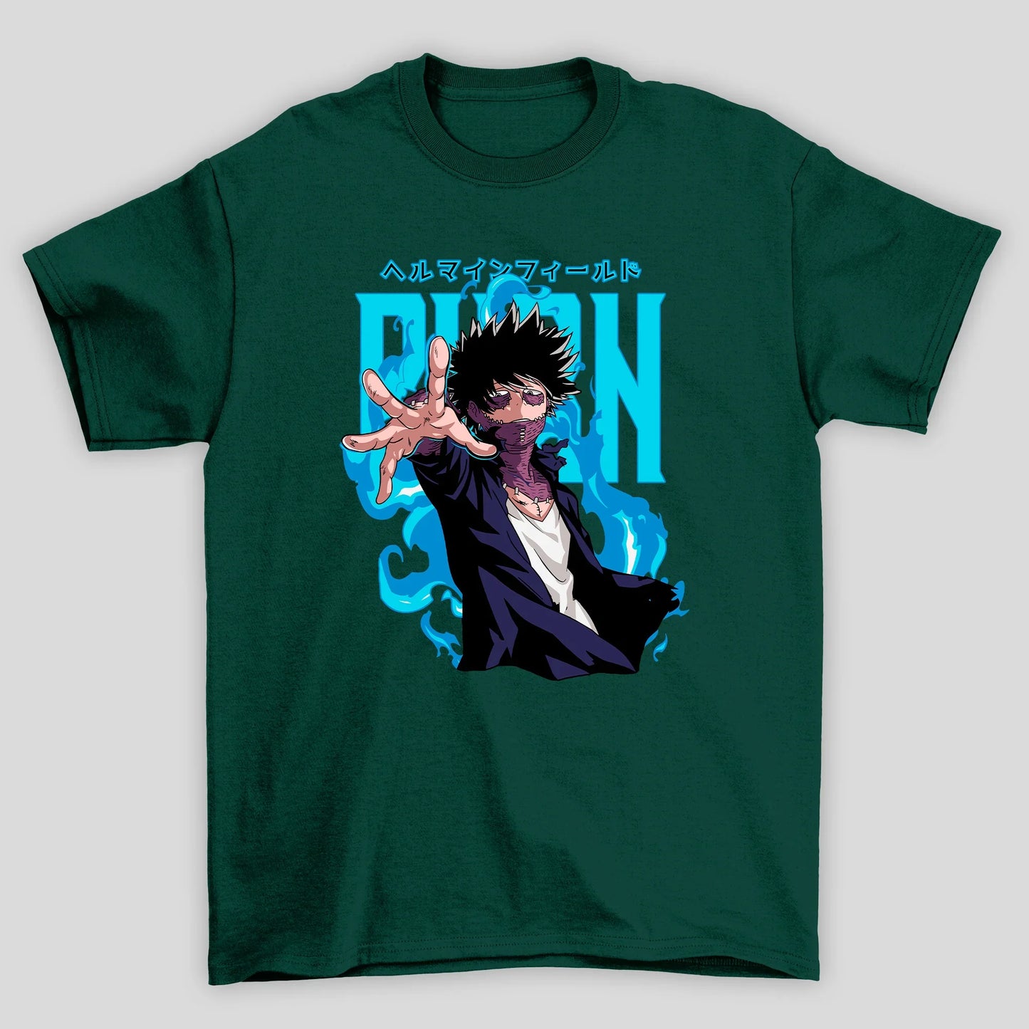 Camiseta Básica Unissex Dabi Burn Boku No Hero