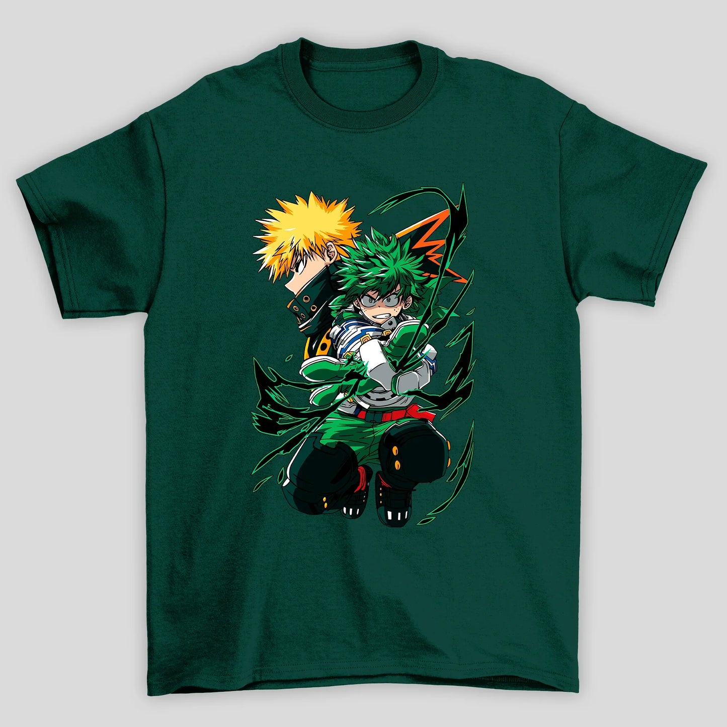 Camiseta Básica Unissex Bakugo Deku Boku No Hero