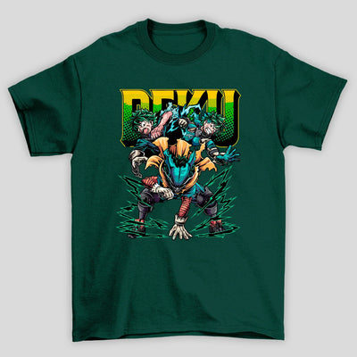 Camiseta Básica Unissex Devil Deku Boku No Hero