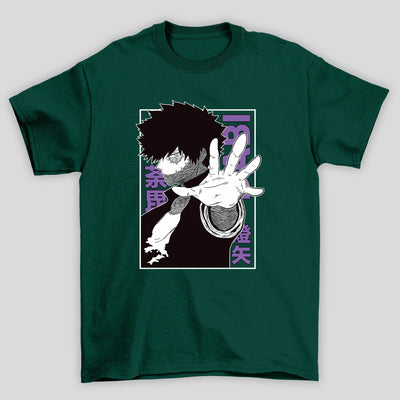 Camiseta Básica Unissex Dabi Kanji Rosto Boku No Hero