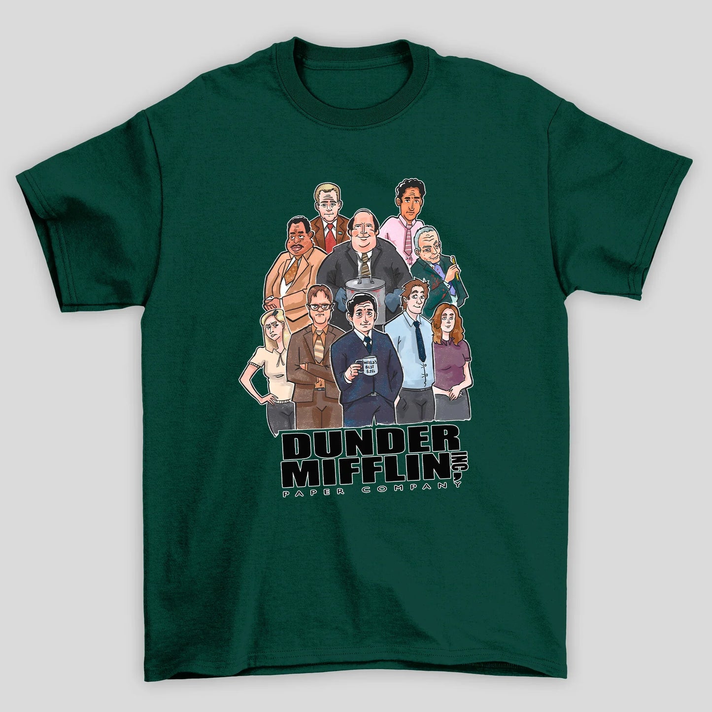 Camiseta Básica Unissex The Office Personagens