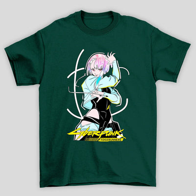 Camiseta Básica Unissex Luck Fio Cyberpunk Edgedruuners