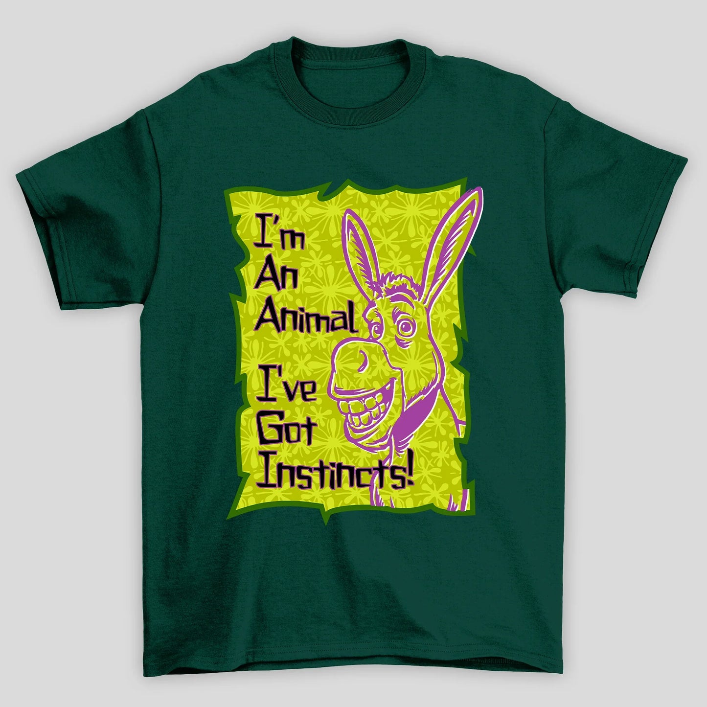 Camiseta Básica Unissex Im An Animal Burro Shrek