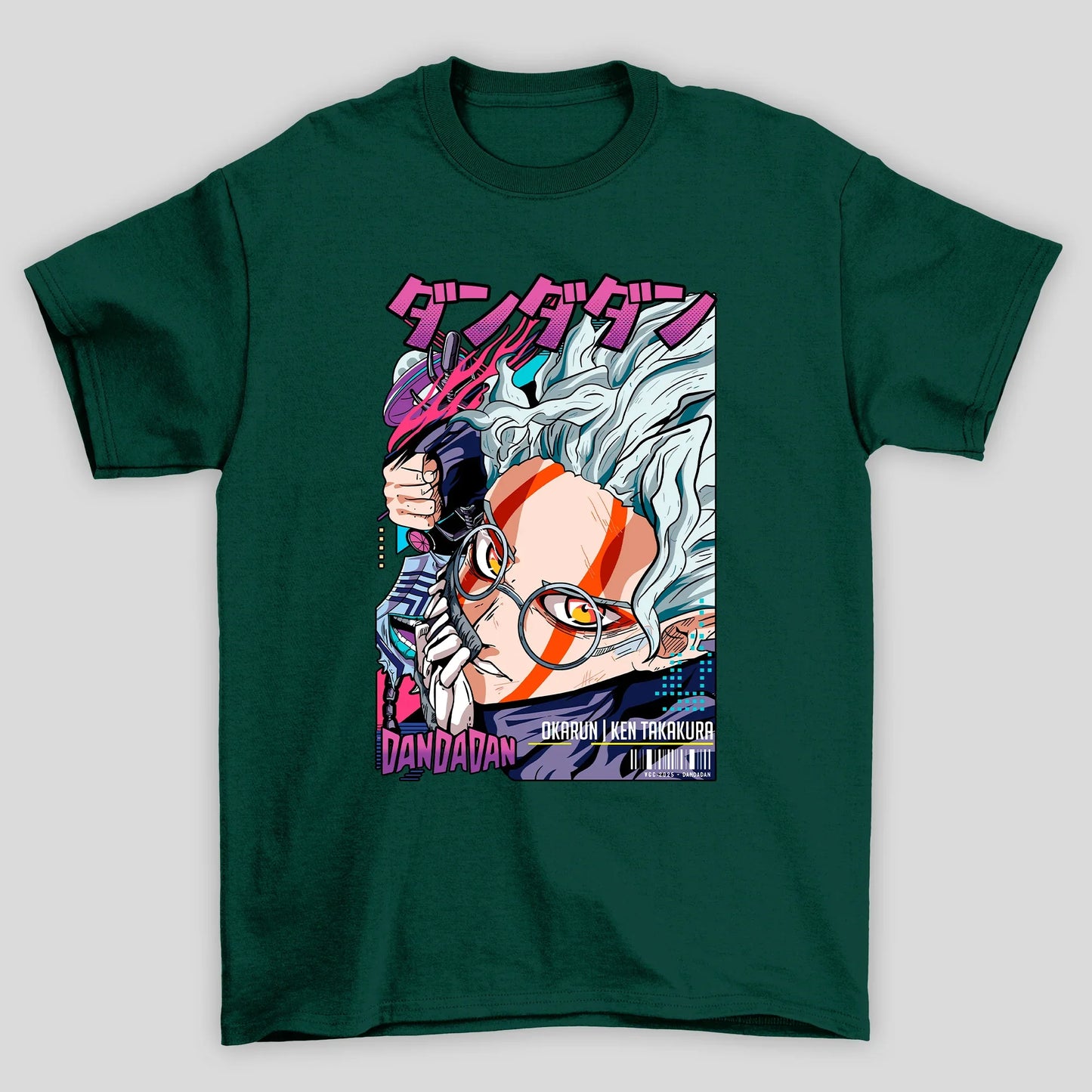 Camiseta Básica Unissex Okarun Revista Dandadan