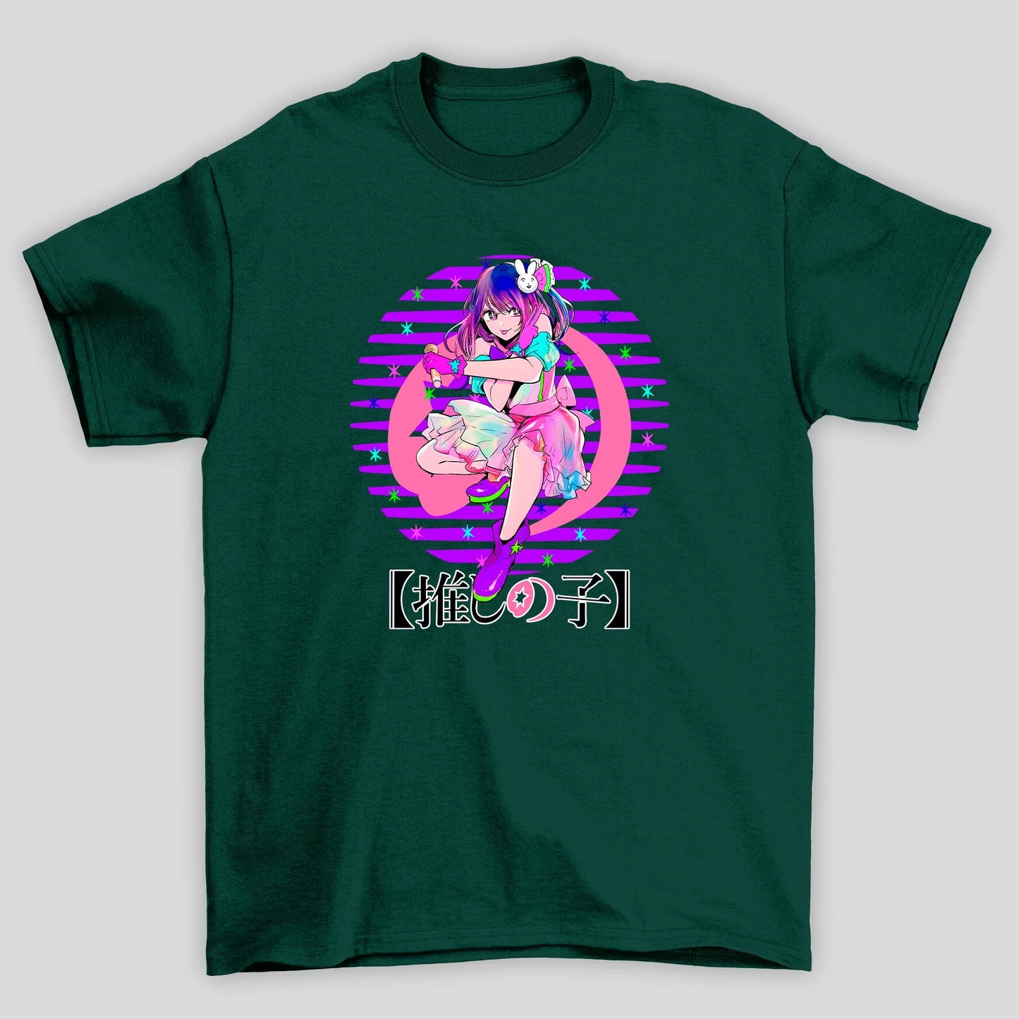Camiseta Básica Unissex Ai Hoshino Circulo Oshi No Ko