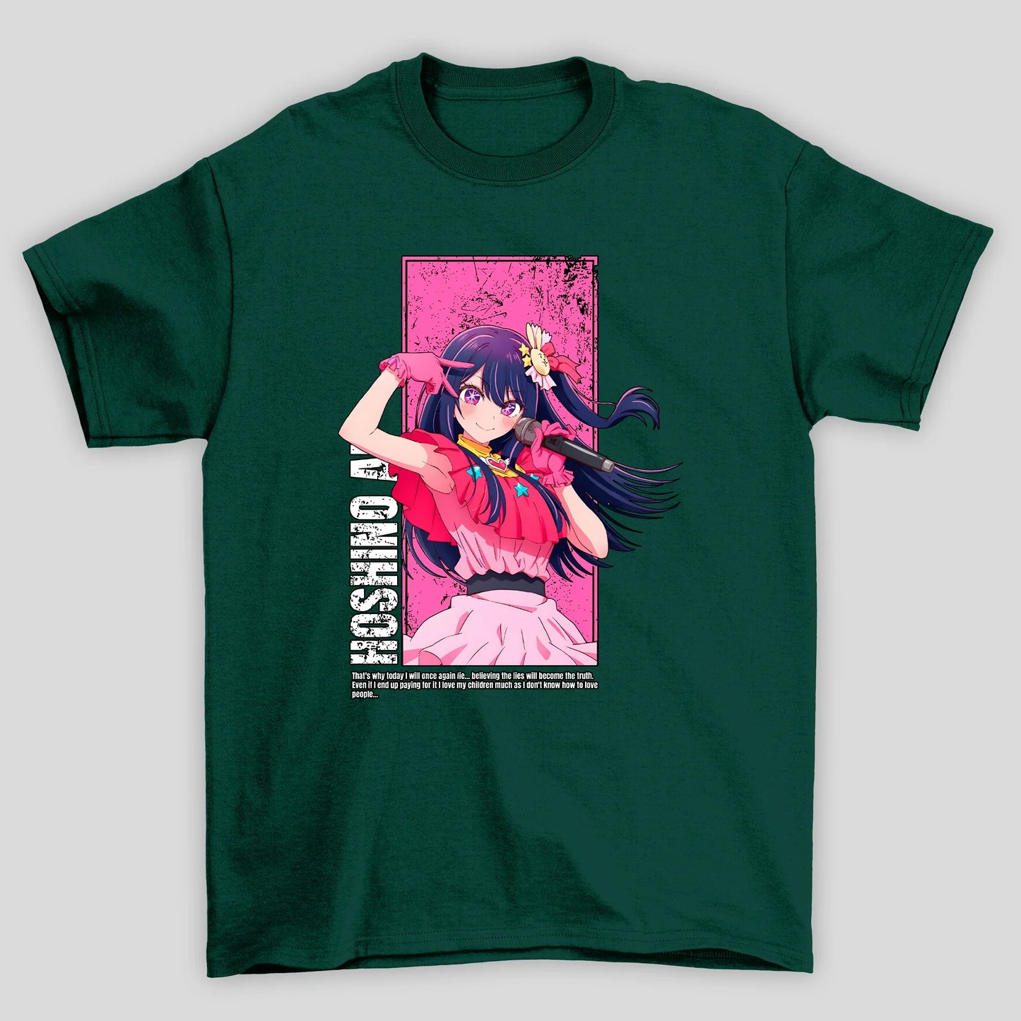 Camiseta Básica Unissex Ai Hoshino Oshi No Ko