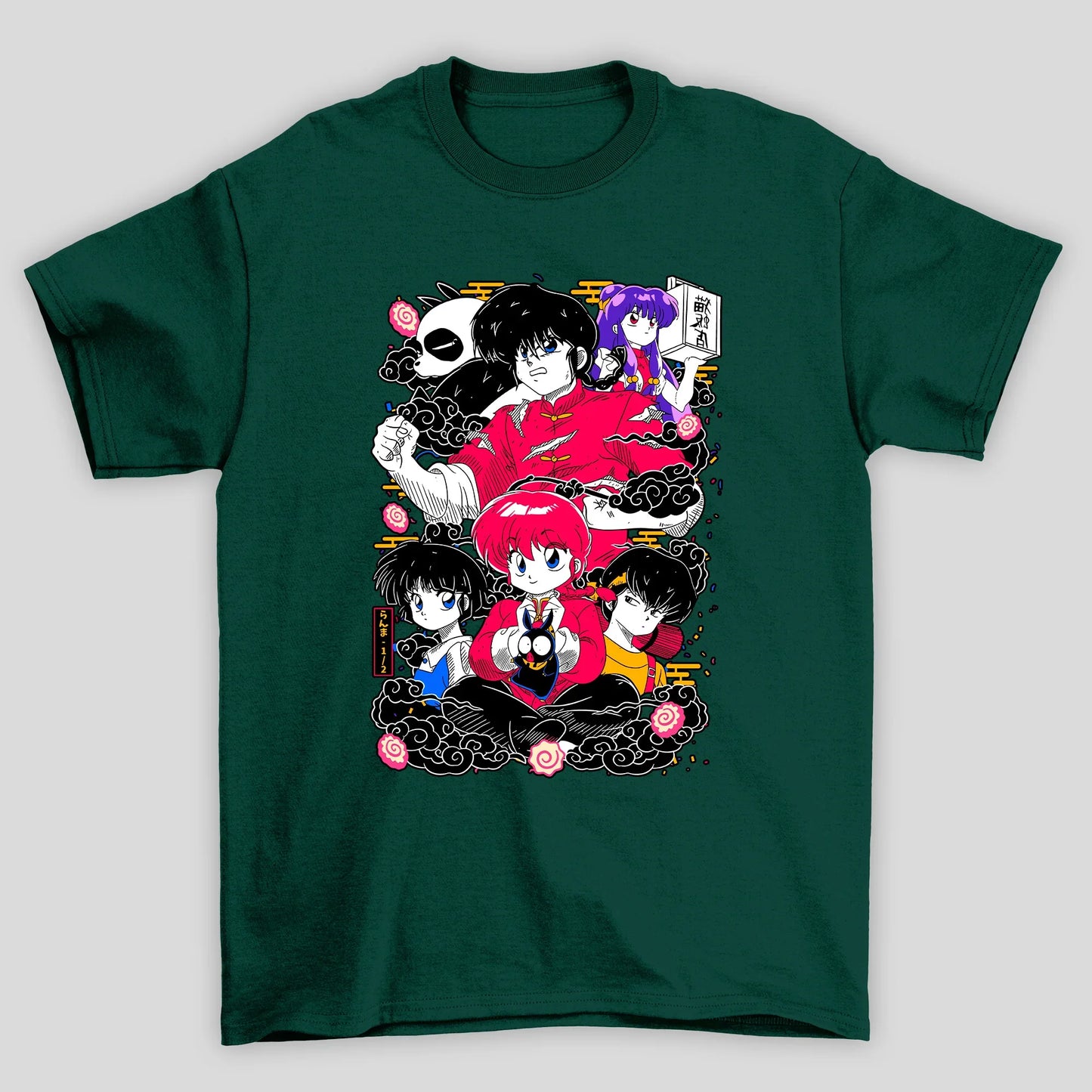 Camiseta Básica Unissex Personagens Ranma