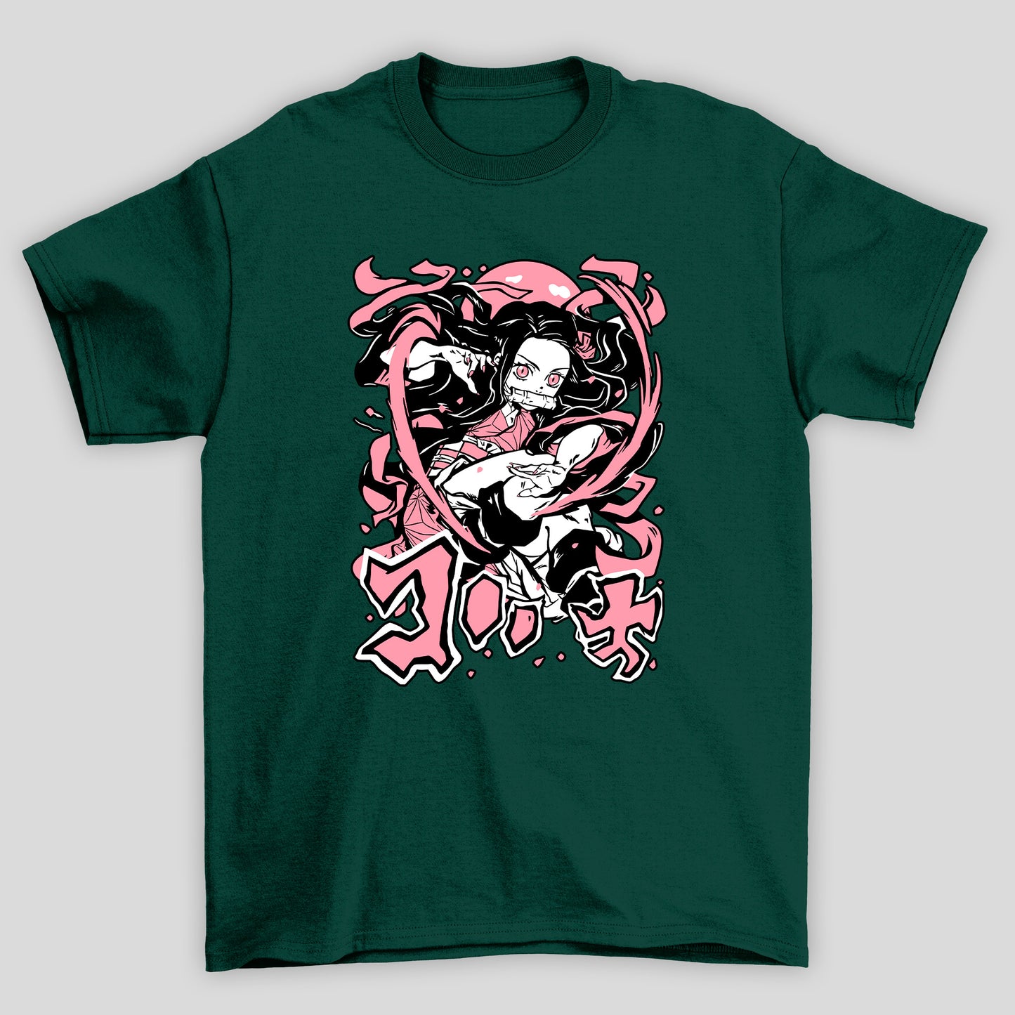 Camiseta Básica Unissex Demon Slayer Nezuko Graphic
