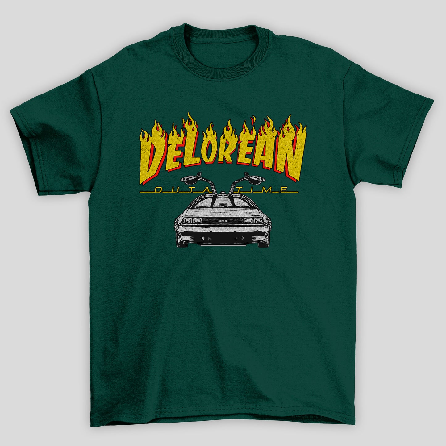 Camiseta Básica Unissex Delorean Outatime Back To Future