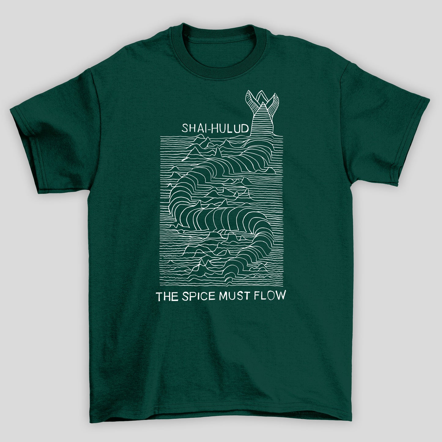 Camiseta Básica Unissex Duna Ondas Verme