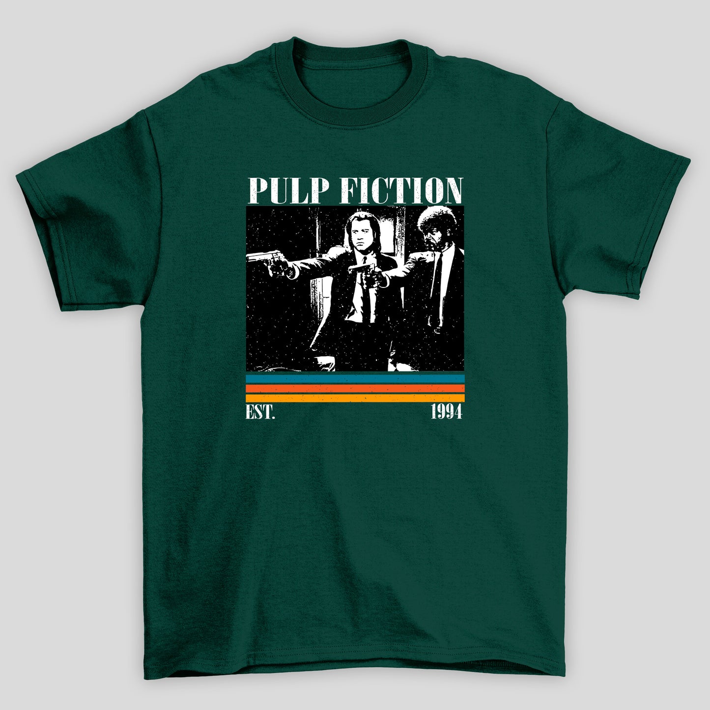 Camiseta Básica Unissex EST 1994 Cena Pulp Fiction
