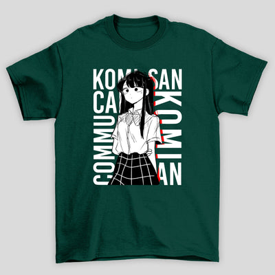 Camiseta Básica Unissex Komi Texto Komi Cants Communicate